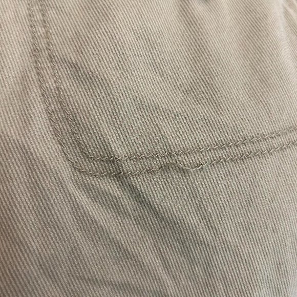 y2k union bay tan low rise casual ankle cigarette pants - Picture 6 of 6